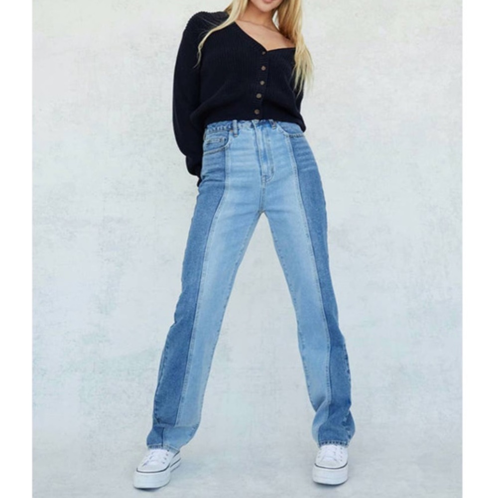 PacSun Kaz Wash Eco Two-Tone '90s Boyfriend Jeans